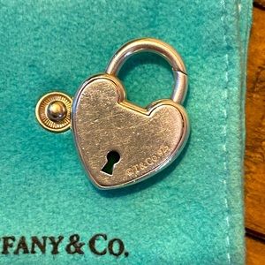 Tiffany & Co Heart Padlock Silver 925